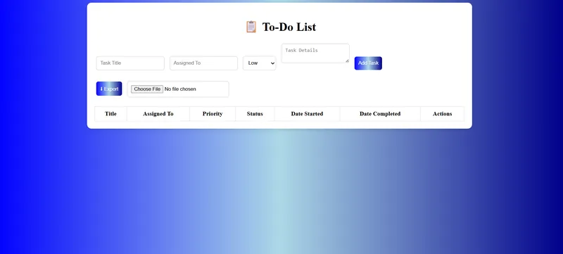 TodoApp .NET
