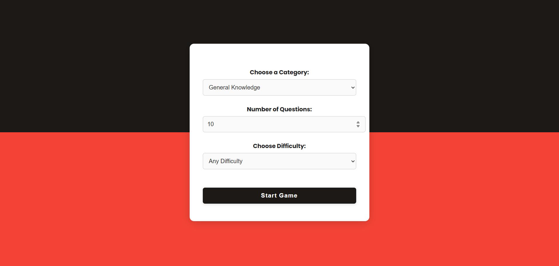 Interactive Quiz
