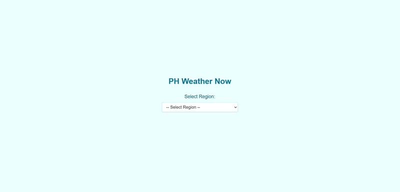 PH Weather now